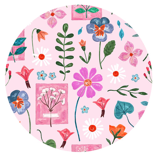 Watercolor Floral Gallery Bamboo Zipper Romper Pajamas