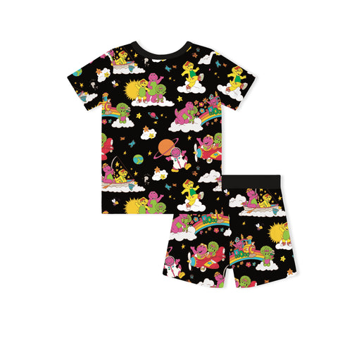 Tyrannosaurus Rex And Friends Bamboo Family Matching Pajamas