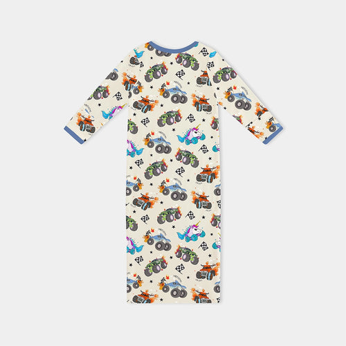 Monster Truck Baby Gown