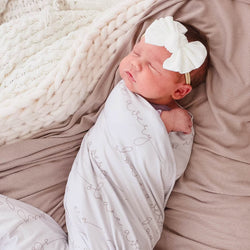 Personalized Baby Name Swaddle Blanket | Dusty Hues