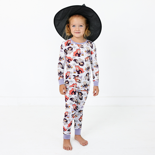 Halloween Princess Kids Bamboo Two-Piece Pajama Set