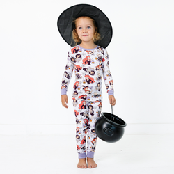 Halloween Princess Kids Bamboo Two-Piece Pajama Set