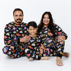 Halloween Car Pumpkin Bamboo Family Matching Pajamas
