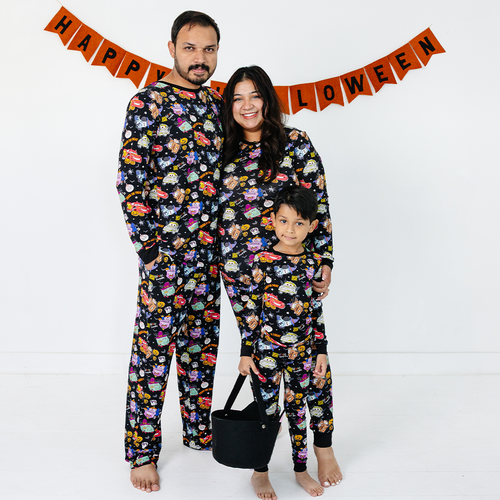 Halloween Car Pumpkin Bamboo Family Matching Pajamas