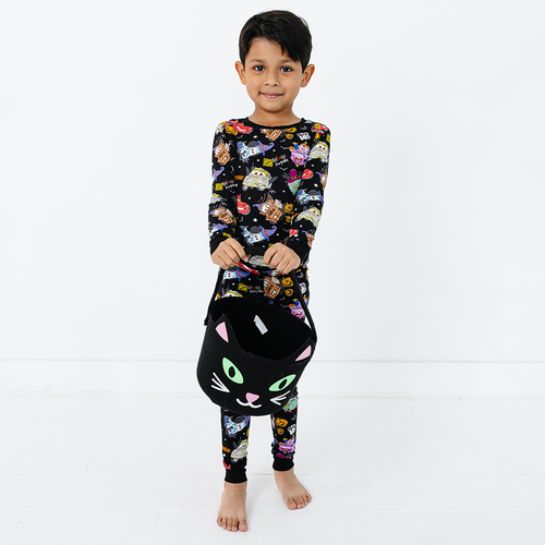 سباق Car Cartoon Kids Bamboo Short Pajama Set