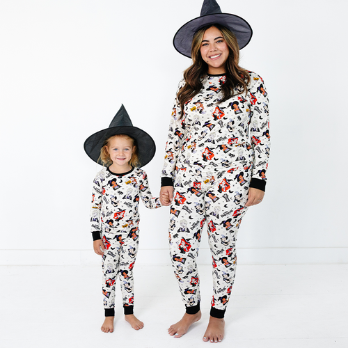 Halloween Princess Pumpkin Spider Bamboo Family Matching Pajamas