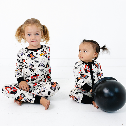 سباق Car Cartoon Kids Bamboo Short Pajama Set