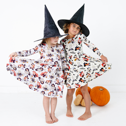 Halloween Princess Kids Bamboo Long Sleeves Dress