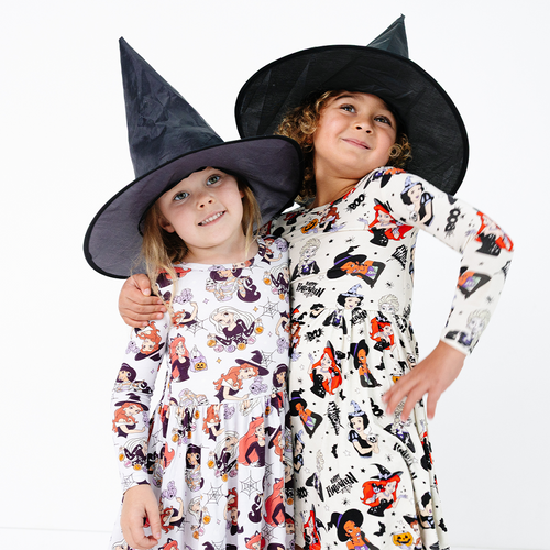 Halloween Princess Kids Bamboo Long Sleeves Dress
