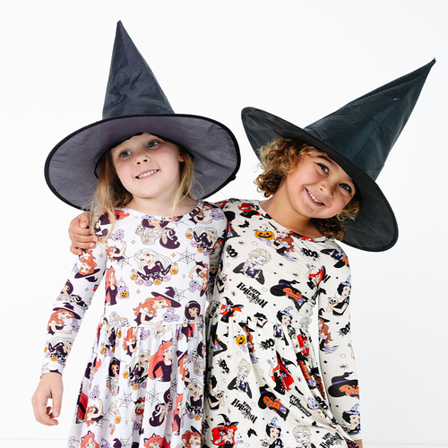 Halloween Princess Kids Bamboo Long Sleeves Dress