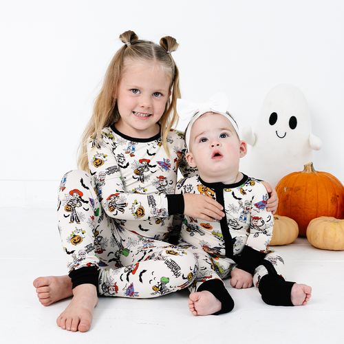 سباق Car Cartoon Kids Bamboo Short Pajama Set