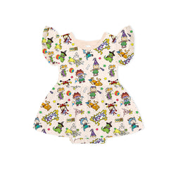Naughty Diaper Family Twirl Dress With Bodysuit
