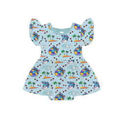 Ocean Surfing Experiment 626 Twirl Dress With Bodysuit