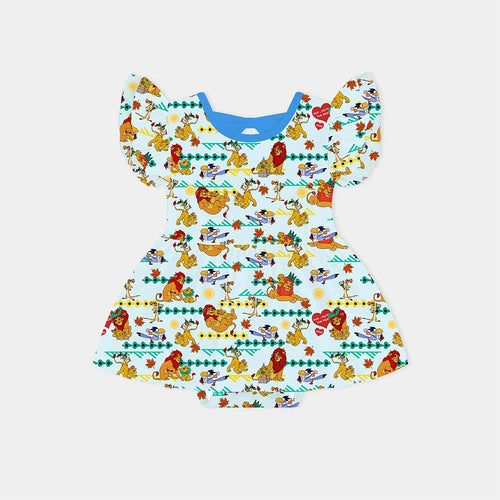 Mother's Day Lion Bamboo Family Short Matching Pajamas