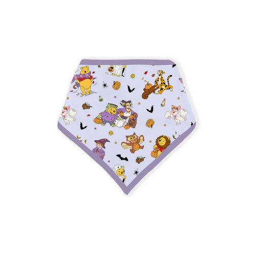 Halloween Bear Pumpkin Bat Bamboo Baby Bib