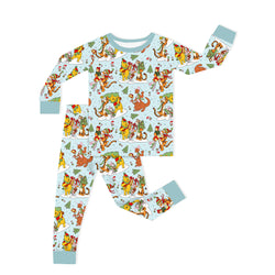 Christmas Snow Bear Friends Gift Kids Two-Piece Pajama Set