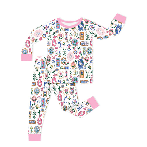 Vintage Goose Gallery Kids Bamboo Two-Piece Pajama Set