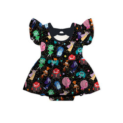 Brain Friend Twirl Dress With Bodysuit