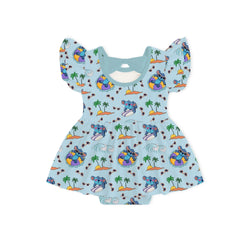 Ocean Surfing Experiment 626 Twirl Dress With Bodysuit