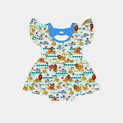 Mother's Day Lion Bamboo Family Short Matching Pajamas