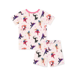 Superhero Girls Power Dreams Kids Bamboo Short Two-Piece Pajama Set