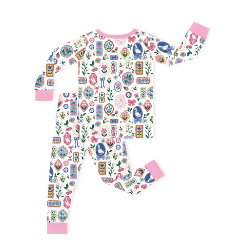 Vintage Goose Gallery Kids Bamboo Two-Piece Pajama Set