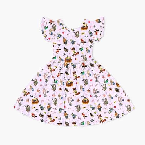 Crazy Zoo Kids Bamboo Short Sleeves Dress