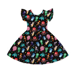 Brain Friend Kids Bamboo Short Sleeves Dress