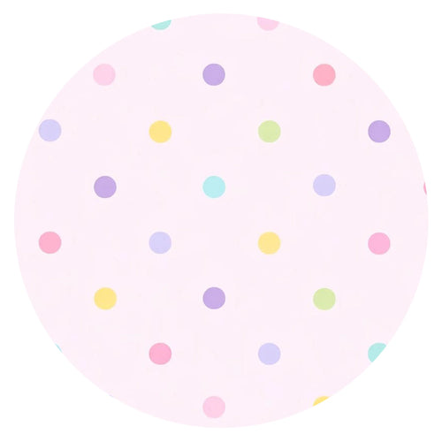 Rainbow Confetti Dots Bamboo Zipper Romper Pajamas
