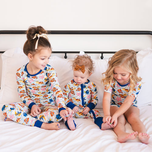 FancyPrince Marine Animals Kids Bamboo Two-Piece Pajama Set