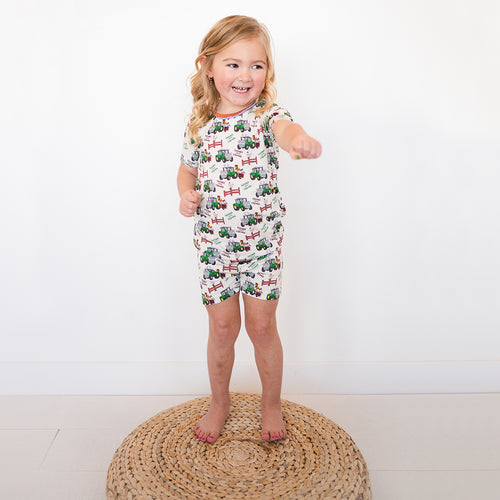 PREORDER FancyPrince Animal Car Farm Kids Bamboo Short Two-Piece Pajama Set