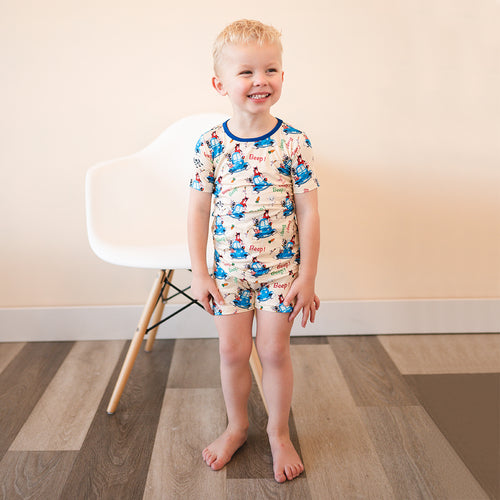 FancyPrince Animal Car Carrot Kids Bamboo Short Two-Piece Pajama Set