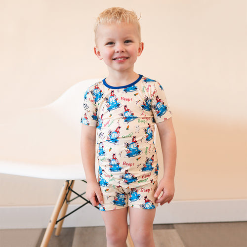 FancyPrince Animal Car Carrot Kids Bamboo Short Two-Piece Pajama Set