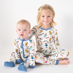 Robot World Baby Bamboo Zipper Romper Pajama