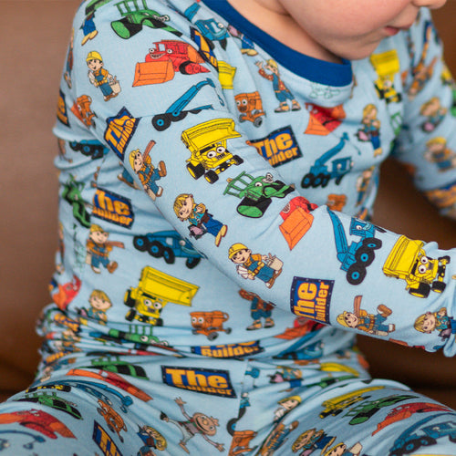 Little Builder Kid Bamboo Two-Piece Pajama Set