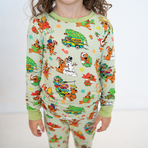 سباق Car Cartoon Kids Bamboo Short Pajama Set