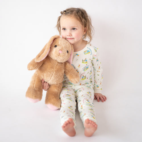 FancyPrince Mother's Day Bunny Love Kid Bamboo Two-Piece Pajama Set