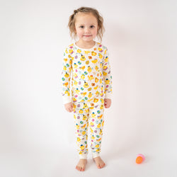 FancyPrince Easter Egg Chick Kid Bamboo Two-Piece Pajama Set