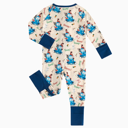 FancyPrince Animal Car Carrot Baby Bamboo Zipper Romper Pajamas