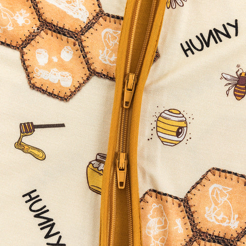 Honey Sweet Bee Bamboo Shorty Romper