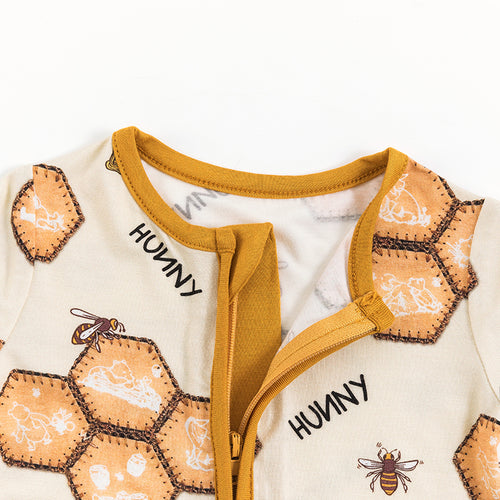 Honey Sweet Bee Bamboo Shorty Romper