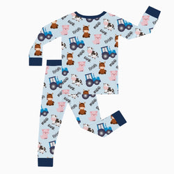 🔥New Deals FancyPrince Animal Car Kid Bamboo Two-Piece Pajama Set