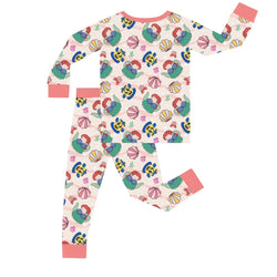 FancyPrince Mermaid Princess Kids Bamboo Two-Piece Pajama Set