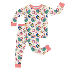 FancyPrince Mermaid Princess Kids Bamboo Two-Piece Pajama Set