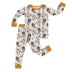 FancyPrince Magic School Admission Letter Kid Bamboo Two-Piece Pajama Set