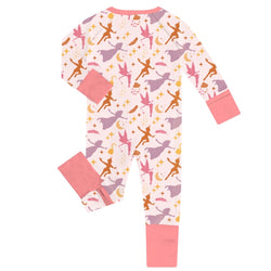 FancyPrince Magic Fairy Bamboo Zipper Romper Pajamas