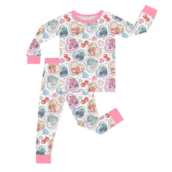 FancyPrince Valentine‘s Day Car Kid Bamboo Two-Piece Pajama Set