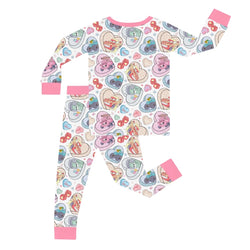 FancyPrince Valentine‘s Day Car Kid Bamboo Two-Piece Pajama Set