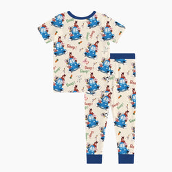 FancyPrince Animal Car Carrot Bamboo Short Sleeves Long Pants Two-Piece Pajama Set