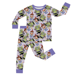 FancyPrince School Western Cowboy Kids Bamboo Two-Piece Pajama Set